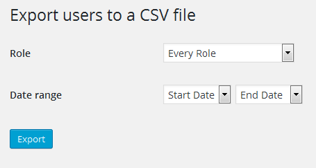  Export Users to CSV